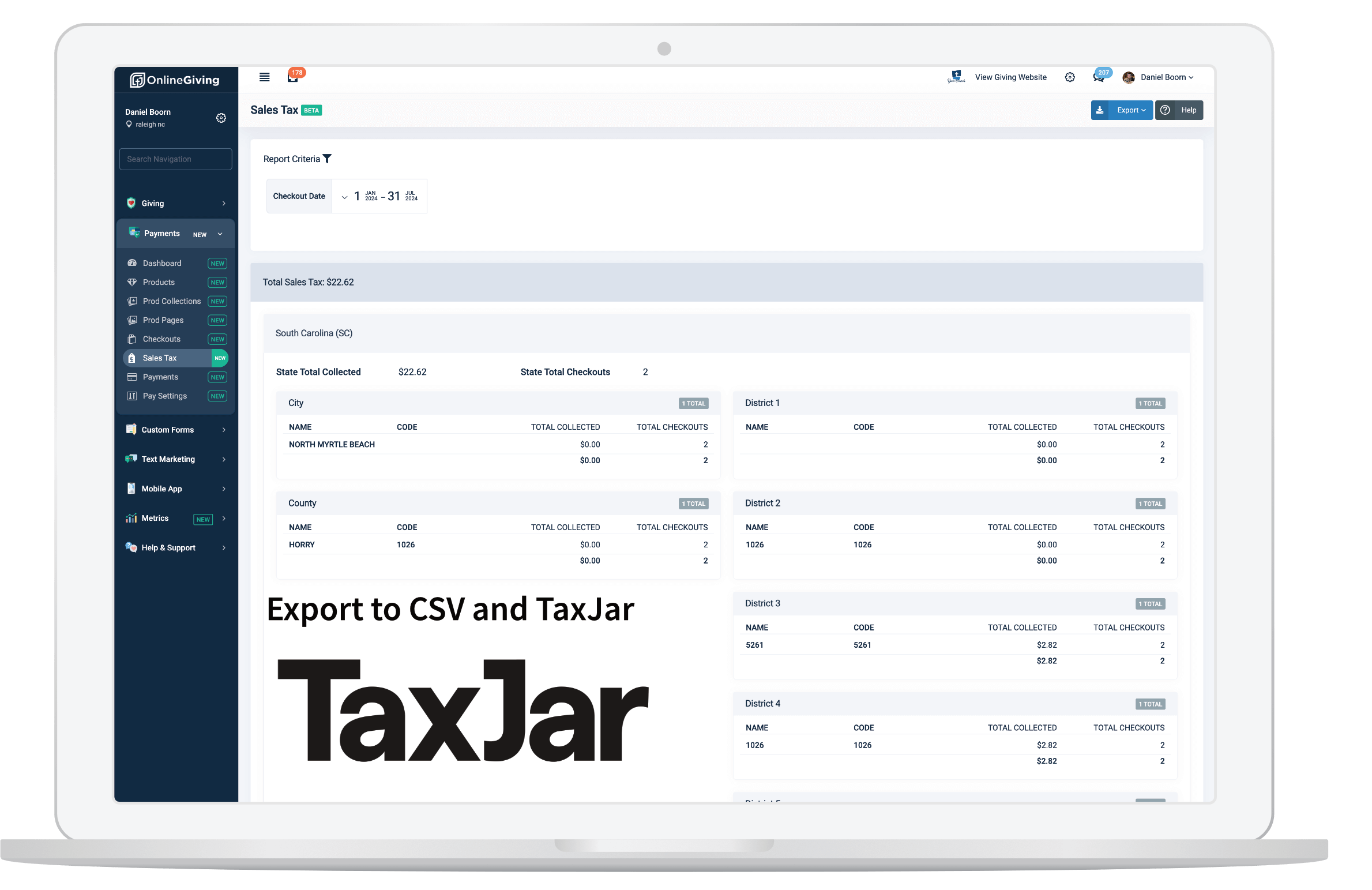 E-Commerce Sales Tax