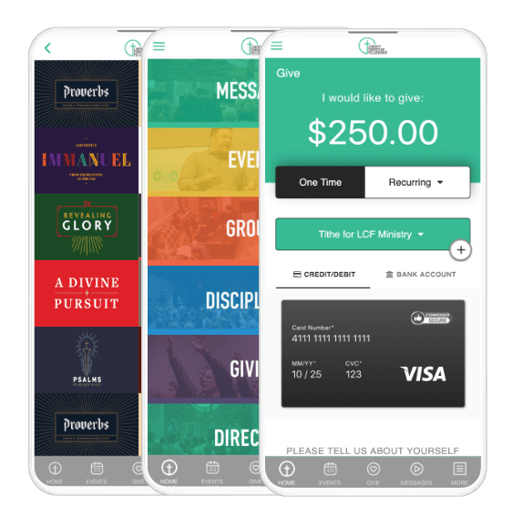 Church App Giving